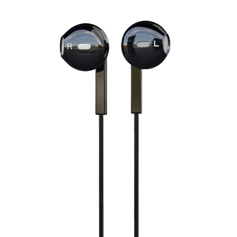 سماعة سلكية MOXOM MX-EP28 Wired Stereo Earphones 1.2m, Black