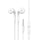 سماعة سلكية MOXOM MX-EP29 Wired Stereo Earphones 1.2m, White