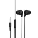 سماعة سلكية MOXOM MX-EP31 Wired Stereo Earphones 1m, Black