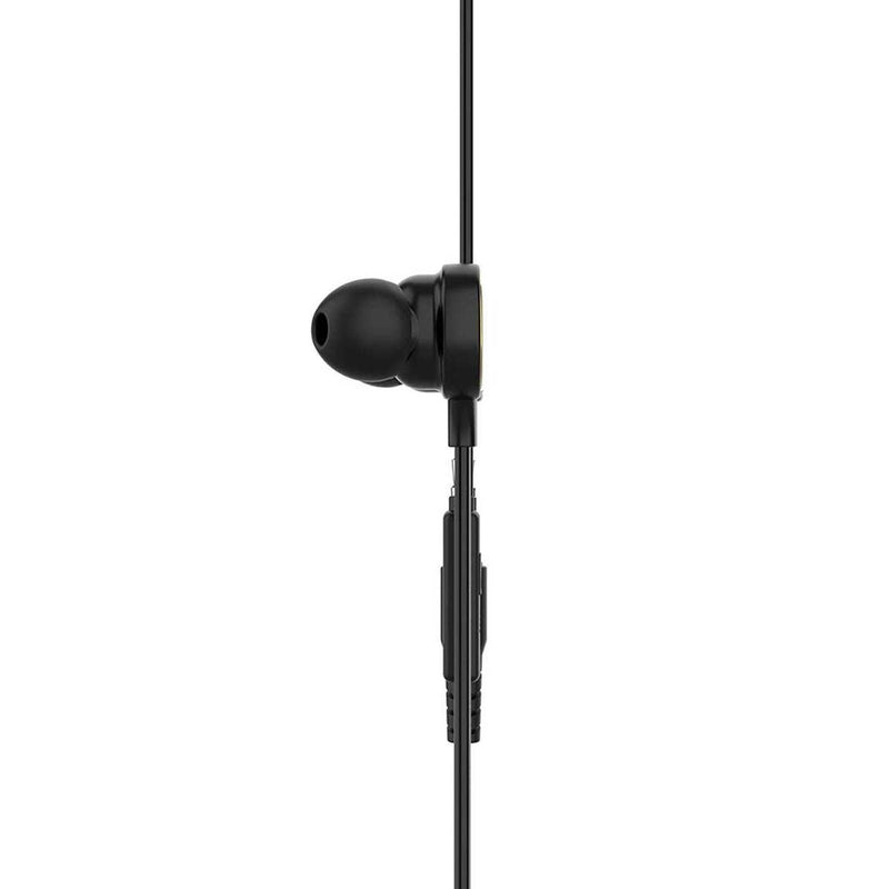 سماعة سلكية MOXOM MX-EP31 Wired Stereo Earphones 1m, Black