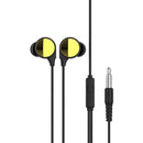 سماعة سلكية MOXOM MX-EP31 Wired Stereo Earphones 1m, Black