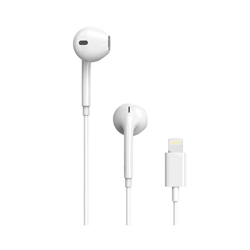 سماعة سلكية MOXOM MX-EP49 Wired Stereo Earphones 1.2m, White