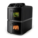 PHILIPS NA460/09 Airfryer 4000 Series Stacked Dual Basket, 10 Liters Capacity قلاية هوائية مزدوجة فلبس
