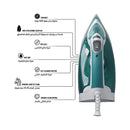 SHOWNIC NI-B2400CG Steam Iron, Green مكوى شونك