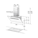 SAMSUNG NK24M7070VB Cooker Hood, Black مرشحة سامسونك