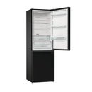 GORENJE NRK6192ABK4 Freestanding fridge freezer, Black ثلاجة و فريزر جورنجي