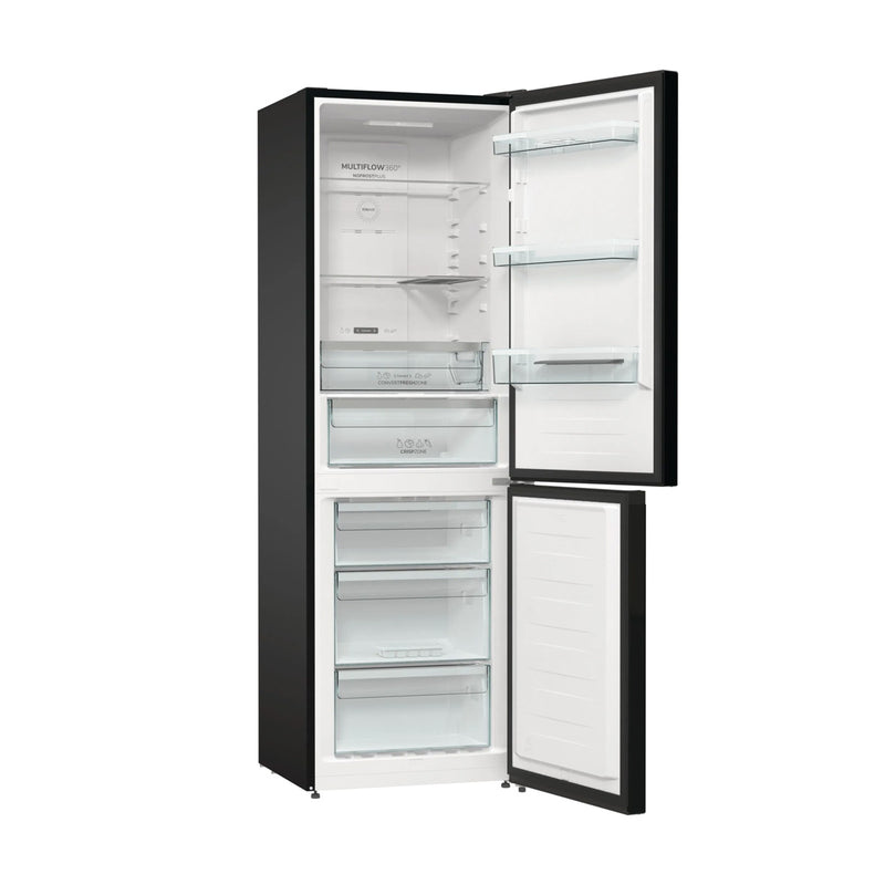 GORENJE NRK6192SYBK Built-in Upright Freezer, Black فريزر رأسي مدمج جورنج