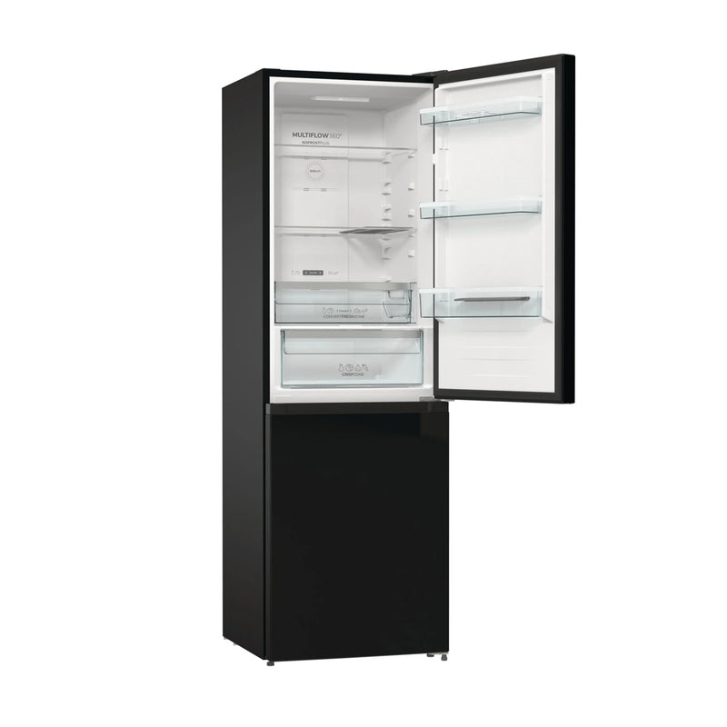 GORENJE NRK6192SYBK Built-in Upright Freezer, Black فريزر رأسي مدمج جورنج