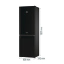 GORENJE NRK6192SYBK Built-in Upright Freezer, Black فريزر رأسي مدمج جورنج