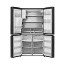 GORENJE NRM9181SBI French Bottom Freezer Refrigerator with Ice Crusher & Water Dispenser, Black   ثلاجة بفريزر سفلي مع كسارة ثلج وبراد مياه  جورنجي