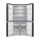 GORENJE NRM9181SB Freestanding 4 Doors Refrigerator, Black ثلاجة مستقلة بأربعة أبواب جورنجي