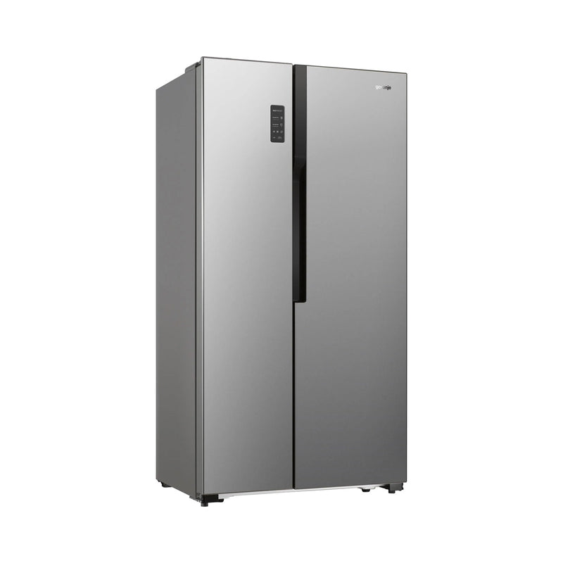 GORENJE NRS9182MXUK Freestanding 2-Door Refrigerator, Gray ثلاجة ذات بابين جورنجي