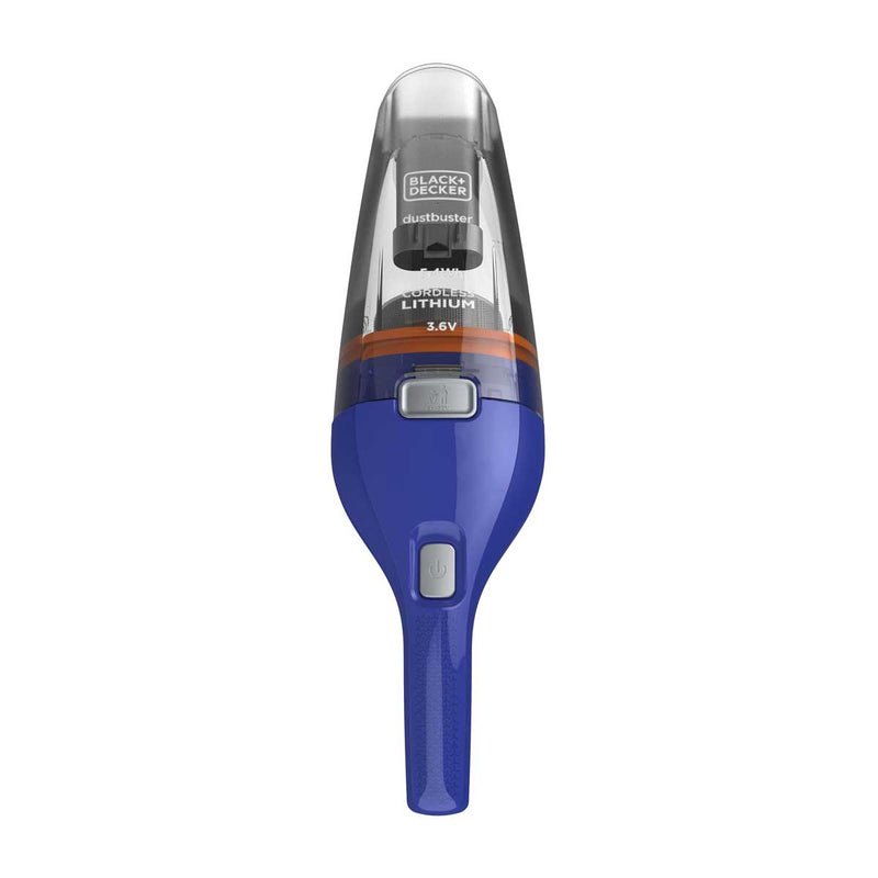 BLACK & DECKER NVC115WA-B5 3.6V 1.5Ah Li-Ion Cordless Dustbuster Handheld Vacuum, Blue مكنسة كهربائية لا سلكية