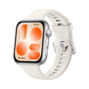 HUAWEI NIKI-B09F-WHITE WATCH FIT 5 White Fluoroelastomer Strap ساعة يدوية هيواوي