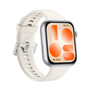 HUAWEI NIKI-B09F-WHITE WATCH FIT 5 White Fluoroelastomer Strap ساعة يدوية هيواوي