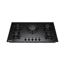 ORANGE O-6090G2XT-CAR Built-In Gas Cooker 5 Burners, Black