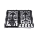ORANGE O-66S4113 Built-In Gas Cooker 4 Burners, Silver