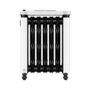 ALMATEEN OHAL2012WB-CH 2800W مدفئة المتين الزيتية, White