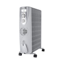 ALMATEEN OHMA1011WF-CH 2800W مدفئة المتين الزيتية, White