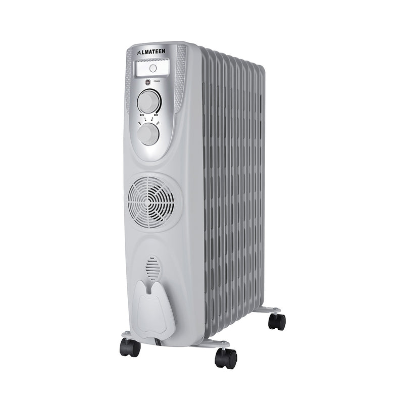 ALMATEEN OHMA1011WF-CH 2800W مدفئة المتين الزيتية, White