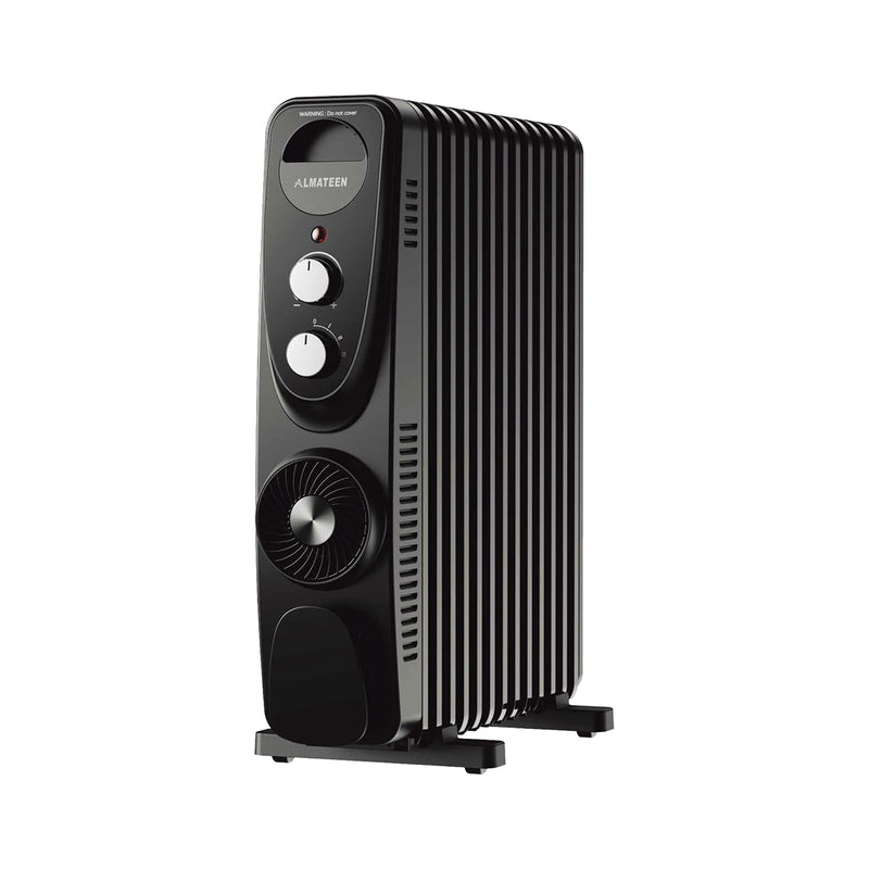 ALMATEEN OHMA1113WF-CH 2900W مدفئة المتين الزيتية, Black