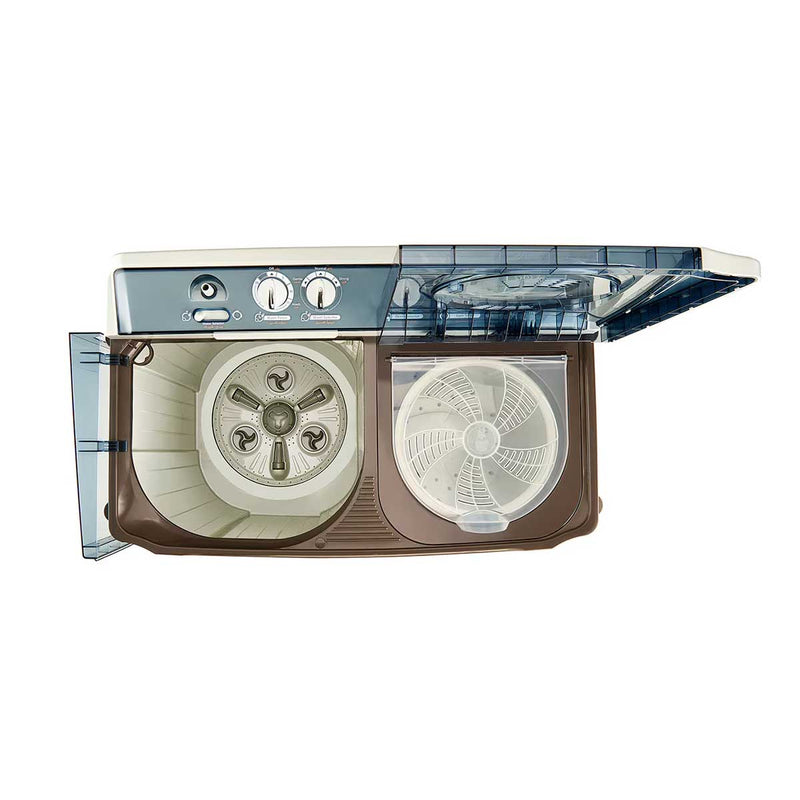 LG P1961RWNT.DBWPKOS 14/10kg, Plastic Body, Roller Jet Pulsator, Collar Scubber, Soak, Dark Blue  غسالة الجي
