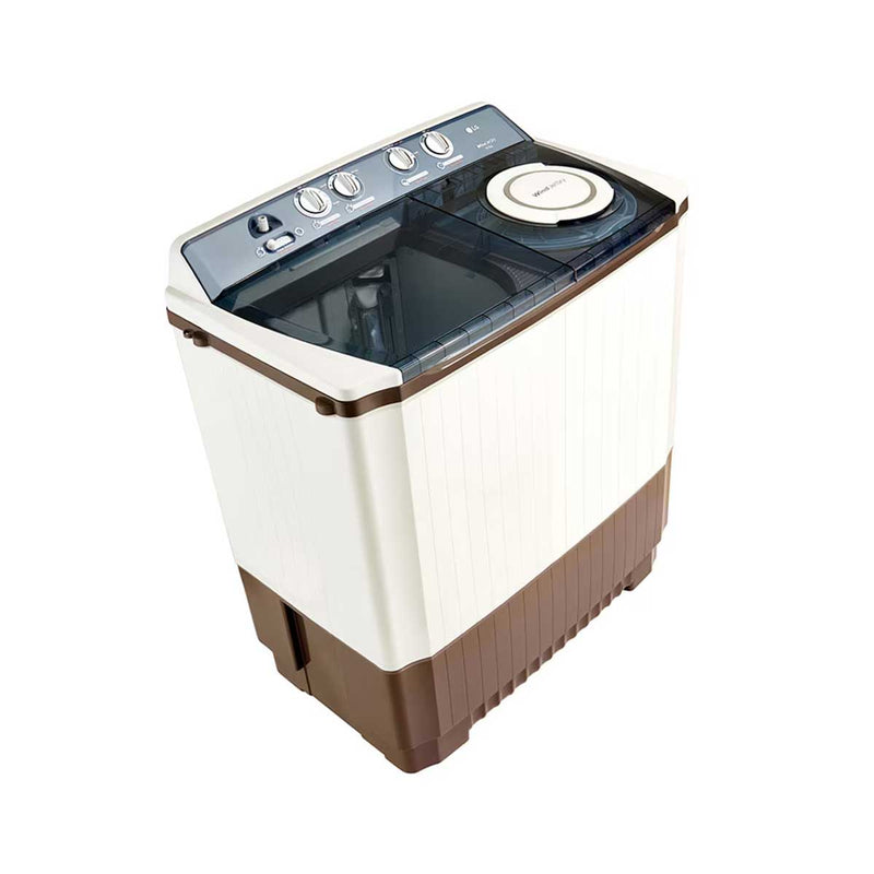 LG P1961RWNT.DBWPKOS 14/10kg, Plastic Body, Roller Jet Pulsator, Collar Scubber, Soak, Dark Blue  غسالة الجي