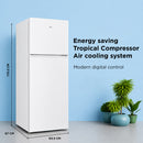 TCL P433TMW No Frost نظام بخاخ  ثلاجة, ضاغط استوائي سعة 15 قدم