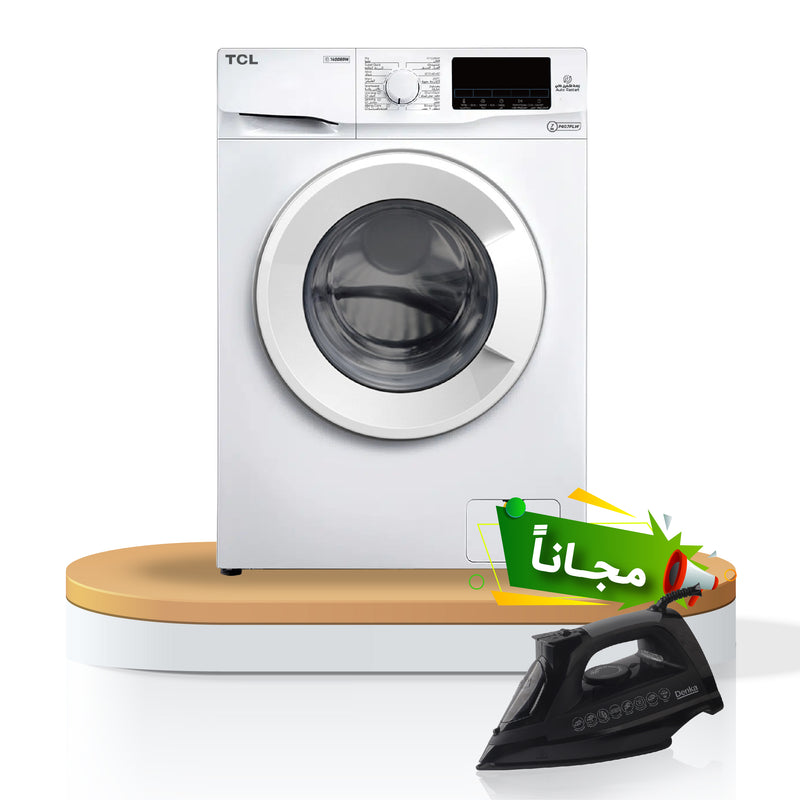 TCL P607FLW Front Load Washer 7kg, BLDC غسالة تعبئة امامية + IST-2400PB هدية