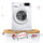 TCL P607FLW Front Load Washer 7kg, BLDC غسالة تعبئة امامية + TCL هدايا قيمة