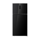 TCL P624TMBG No Frost نظام بخاخ مطور انفيرتر , Black Glass, Inverter, External Displayقدم 22 , زجاج اسود