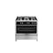 SIMFER P9502VGWP-FFD 2W+TF 5 Burners Gas Cooker, Silver