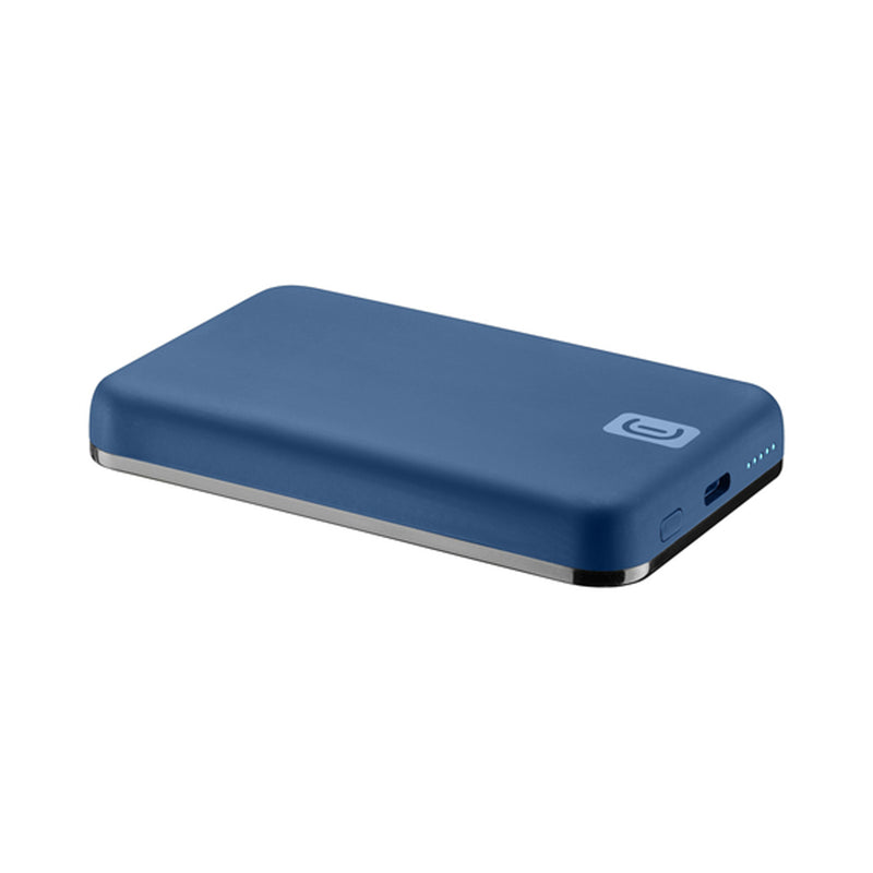CELLULARLINE PBMAGSFCOL5000WIRB 3992 Wireless Power Bank, Blue باور بانك وايرلس