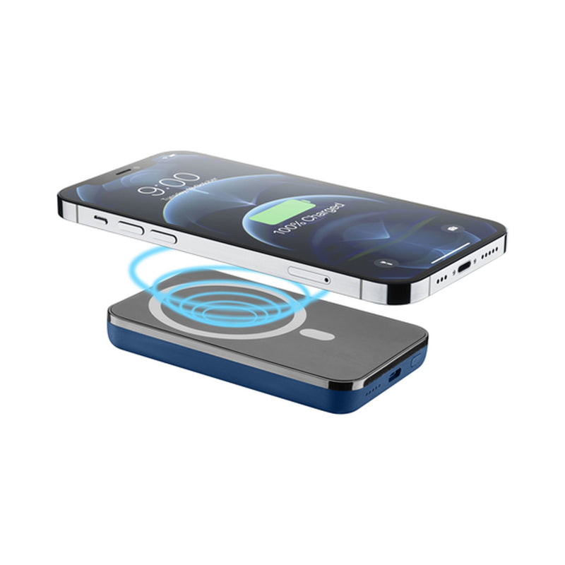 CELLULARLINE PBMAGSFCOL5000WIRB 3992 Wireless Power Bank, Blue باور بانك وايرلس