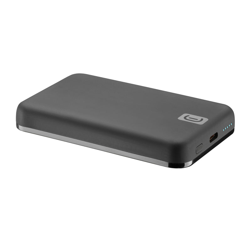 CELLULARLINE PBMAGSFCOL5000WIRK Wireless power bank MAG 5000, Black باور بانك
