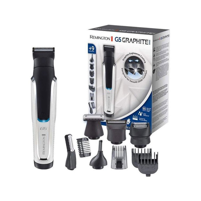 ماكينة حلاقة للرجال لاسلكية 9 قطع من ريمنجتون Remington PG5000 Graphite Series Personal Groomer G5