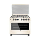 DLC PS50G2-CR 5 Italian SABAF Burners - LCD Screen + Digital Timer, 110 Liters