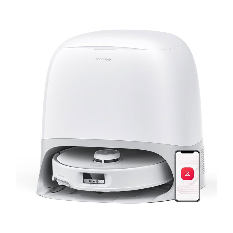 ROBOROCK Qrevo CurvX Robot Vacuum, 18500Pa Suction, Multifunctional Dock 3.0  مكنسة ربوروك روبوت