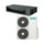 HISENSE QAUD-36UT4 Ceiling cassette split air conditioner |  3 Ton, Black مكيف هواء سبليت كاسيت سقفي هايسنس