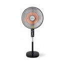 ALMATEEN QHMA3216BK-CH Vertical Heater Fan, Black مروحة تدفئة عمودية المتين