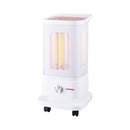 ALMATEEN QHMA3220WH-CH Electric Space Heater, White مدفئة كهربائي المتين