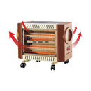 ALMATEEN QHMA4032BRC-CH 2000W مدفئة المتين الكهربائية, Red