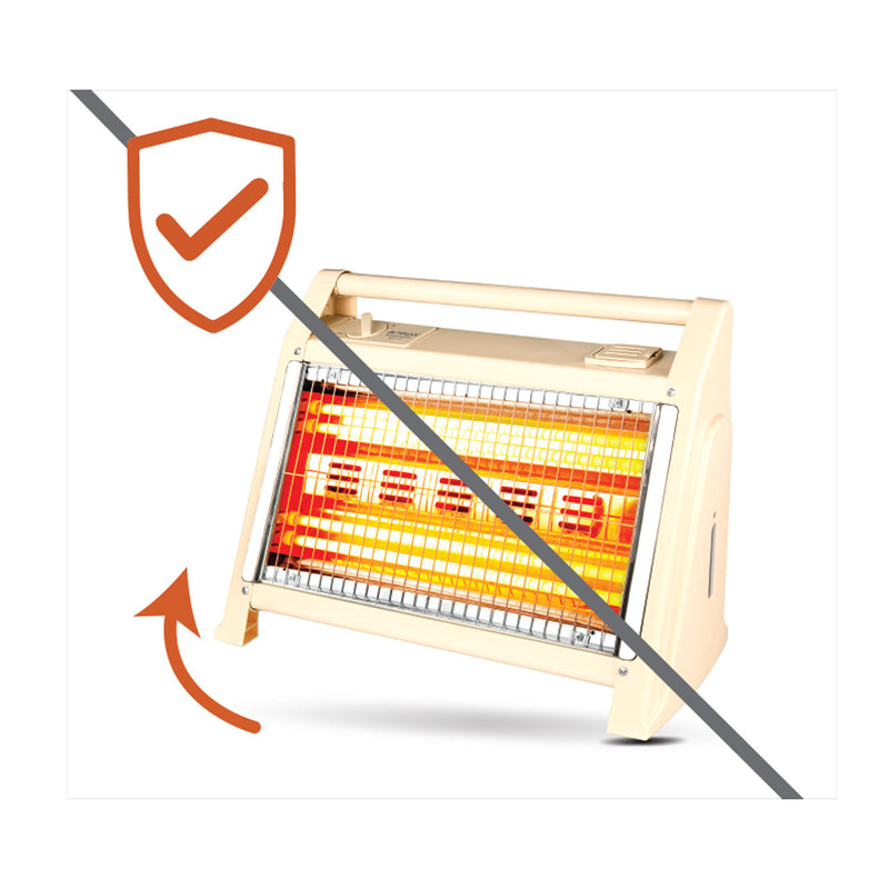 NEWAL QHT-113 Quartz Heater, Powerful 4 Quartz Elements مدفئة كهربائية نوال