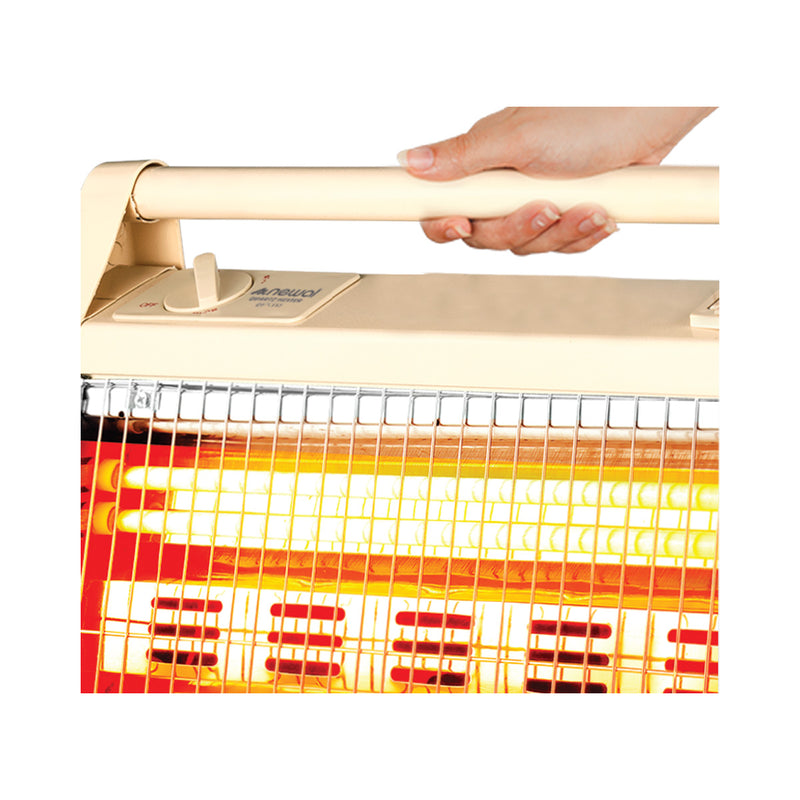 NEWAL QHT-113 Quartz Heater, Powerful 4 Quartz Elements مدفئة كهربائية نوال