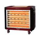 NEWAL QHT-134/03 Quartz Heater, Powerfull 6 Quartz Elements, Dark Red مدفئة نوال
