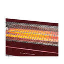 NEWAL QHT-134/03 Quartz Heater, Powerfull 6 Quartz Elements, Dark Red مدفئة نوال