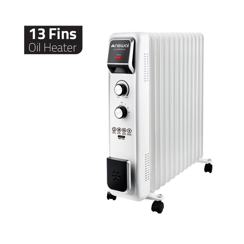 NEWAL QHT-162 Oil Heater, 13 Fins Oil Heater مدفئة زيتية نوال