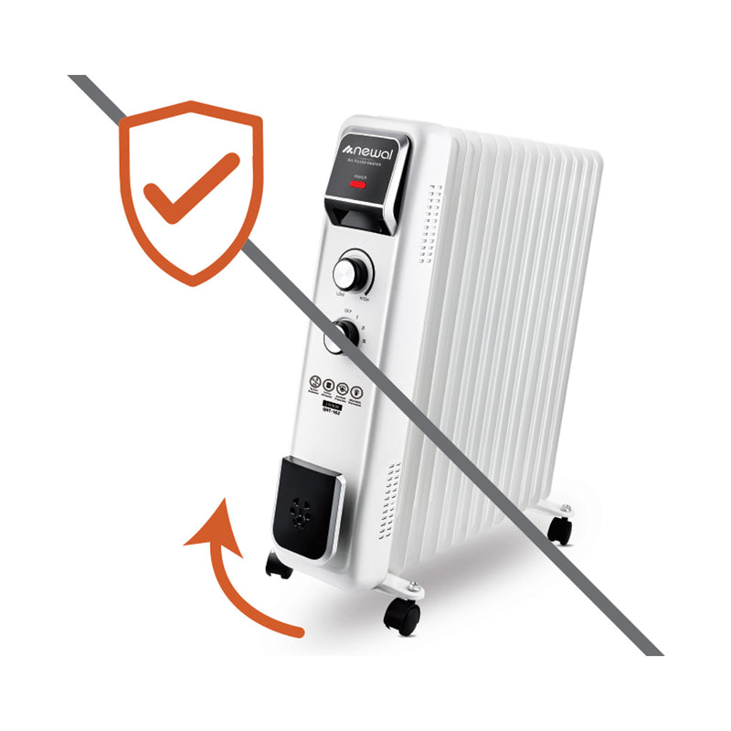 NEWAL QHT-162 Oil Heater, 13 Fins Oil Heater مدفئة زيتية نوال