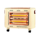 NEWAL QHT-258/04 Quartz Heater, Powerful 4 Quartz Elements, Beige مدفئة نوال
