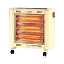NEWAL QHT-260/04 Quartz Heater, Powerful 5 Quartz Elements, Beige مدفئة نوال